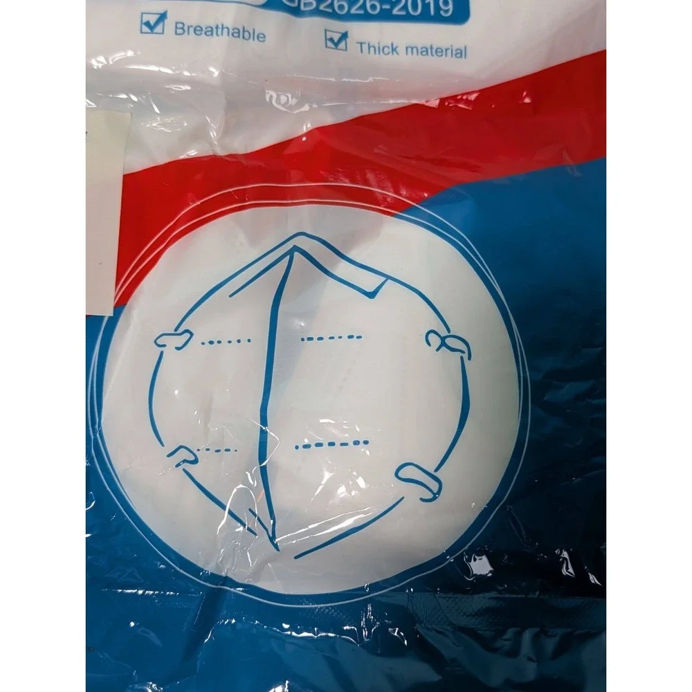 KN-95 Protective Fask Mask Non-Medical 50 Pcs Disposable Respirator